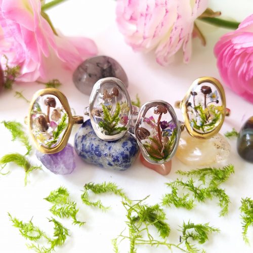 MATRIA mushroom rings - Daniela Faggian