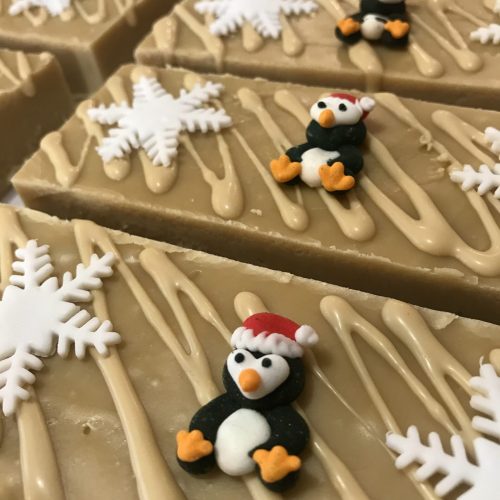 Salted Caramel Christmas Fudge - Michele Menchin